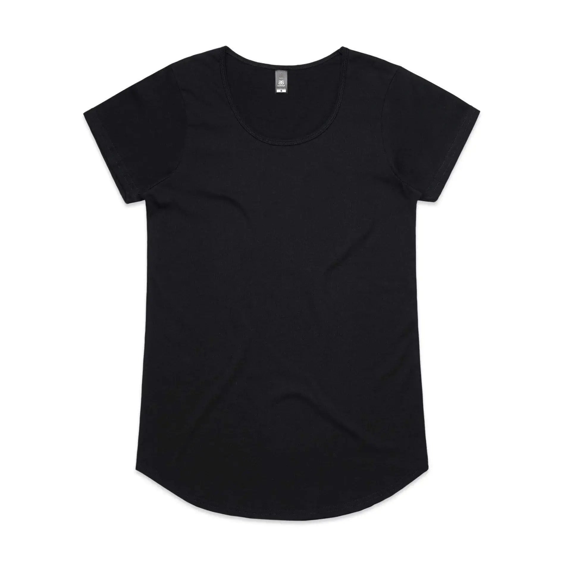 As Colour Women's mali tee 4008 Casual Wear As Colour BLACK XSM